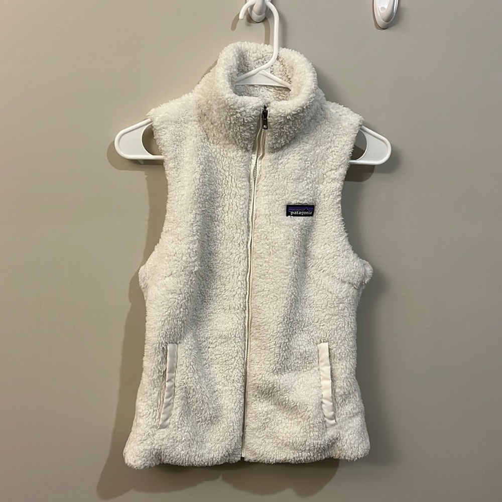 Patagonia White Sherpa Vest